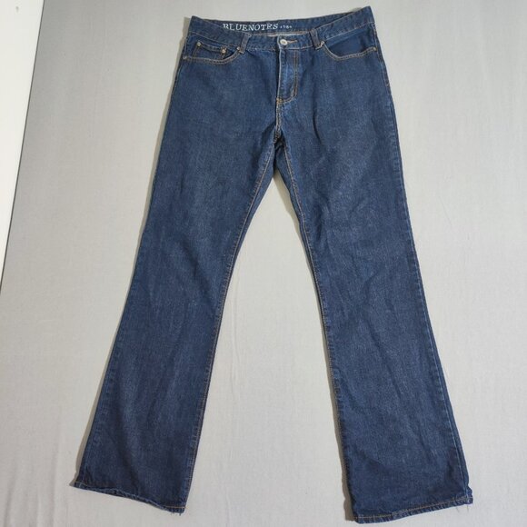 Bluenotes jeans men's size 34/34 indigo blue colour slim boot cut jeans - Picture 1 of 14